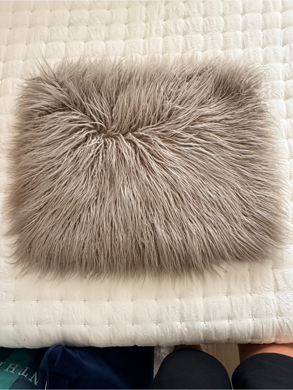 Pottery Barn Faux Fur Pillow cover - Picture 2 of 5